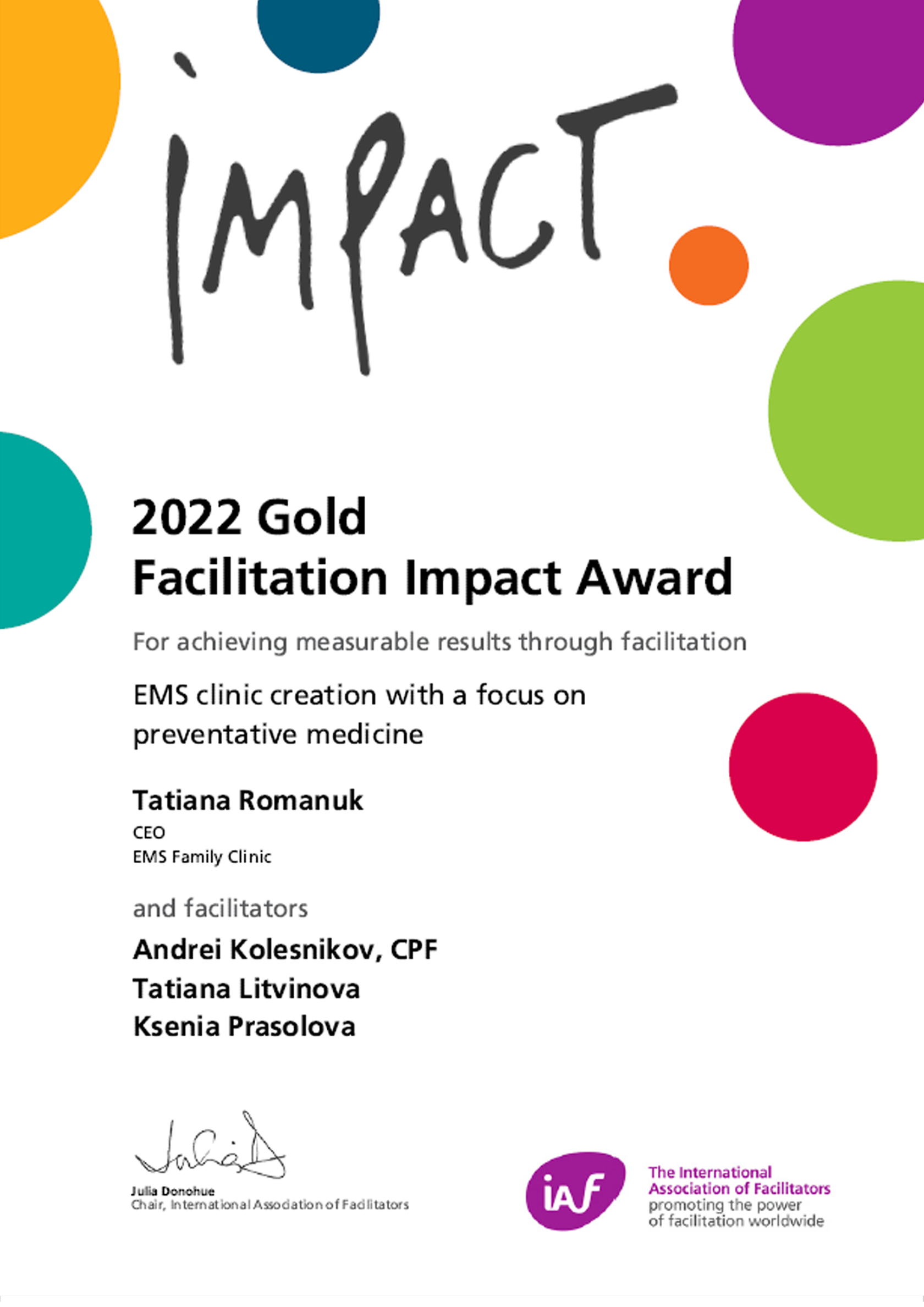 2022 FIA GOLD